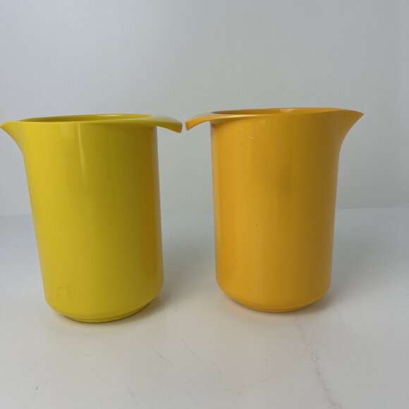 2 Rosti Melamine Pitcher Midcentury Modern Danish Design Utensil Holder 6.5" 1L - Picture 5 of 9